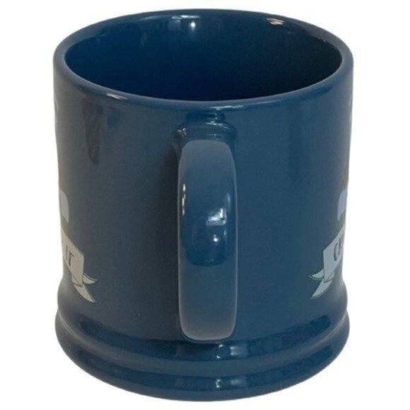 Nutcracker CRUSHING IT  Mug porcelain blue funny Threshold Coffee Mug 14 fl oz - Picture 4 of 9